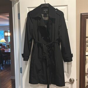 London fog lined trench coat
